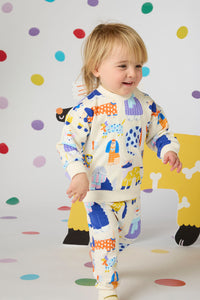 Gorman - Dogs Baby Sweater - multi
