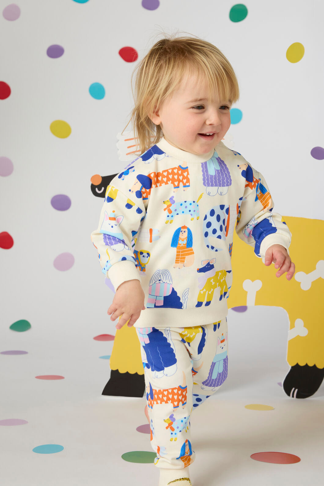 Gorman - Dogs Baby Sweater - multi
