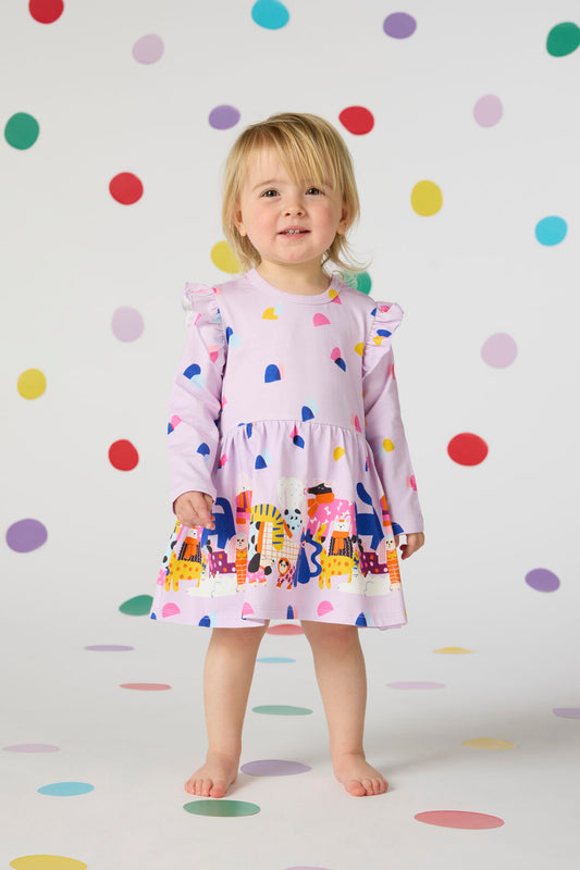 Gorman - Pets Baby Dress - lilac