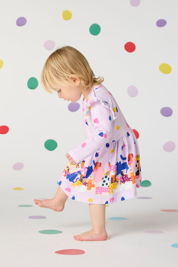 Gorman - Pets Baby Dress - lilac