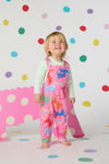 Gorman - Spotty Cats Baby Overalls - pink