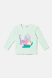 Gorman - Three Cats Baby T-Shirt - mint