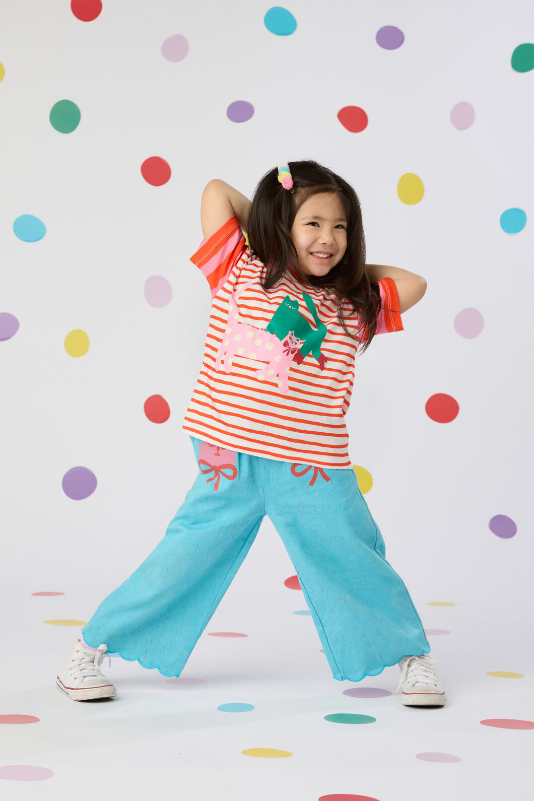 Gorman - Cat Kids Pants - blue