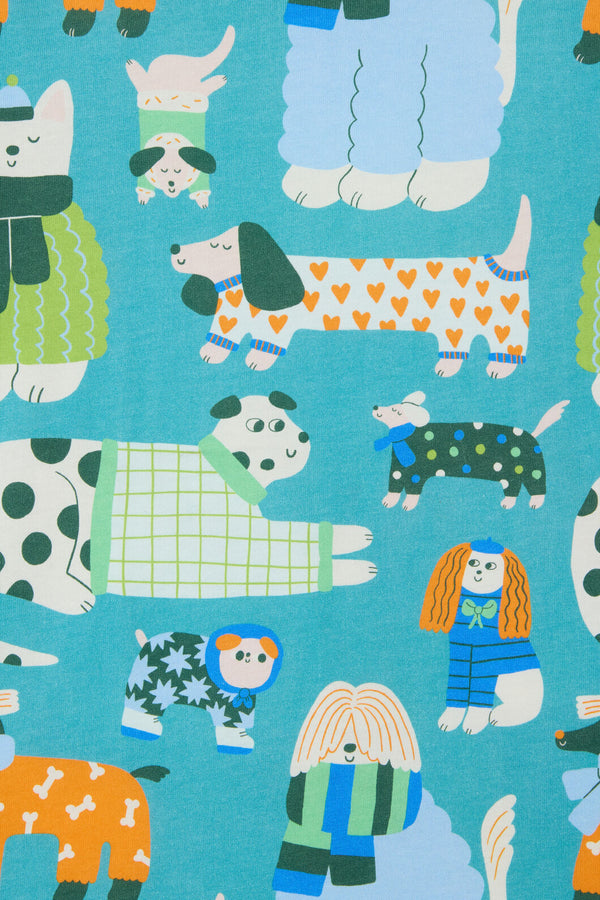 Gorman - Sweater Dogs Kids T-Shirt - teal