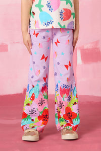 Gorman - Secret Garden Kids Flared Pant - lilac