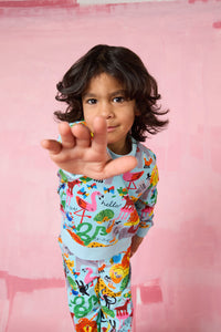 Gorman - Ta DA Kids Sweater - blue