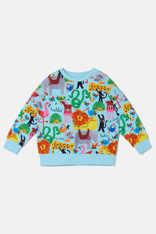Gorman - Ta DA Kids Sweater - blue