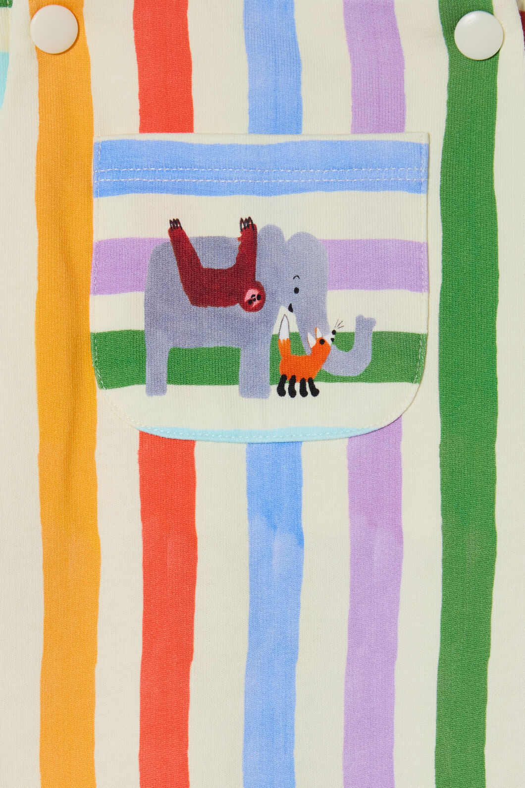 Gorman - Stripy Stripe Baby Overalls - multi