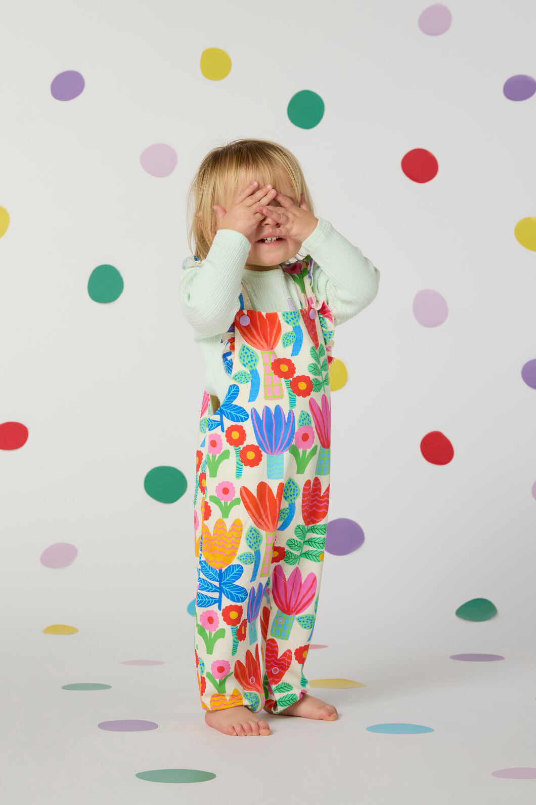 Gorman - Tulips Baby Overalls - multi