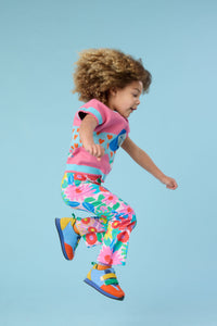 Gorman - Floral Pop Kids Legging - pink