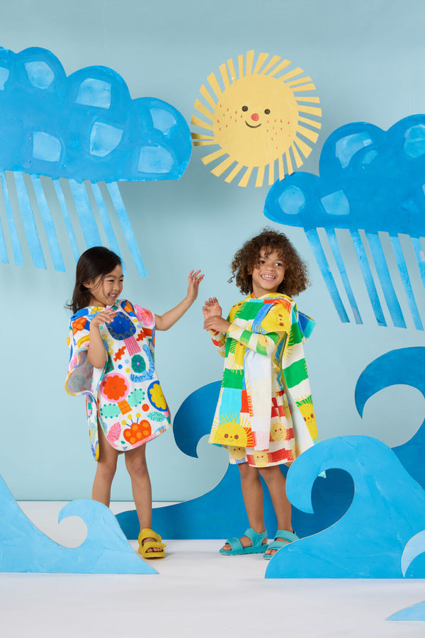 Gorman - Bloom Boom Kids Swim Poncho - white