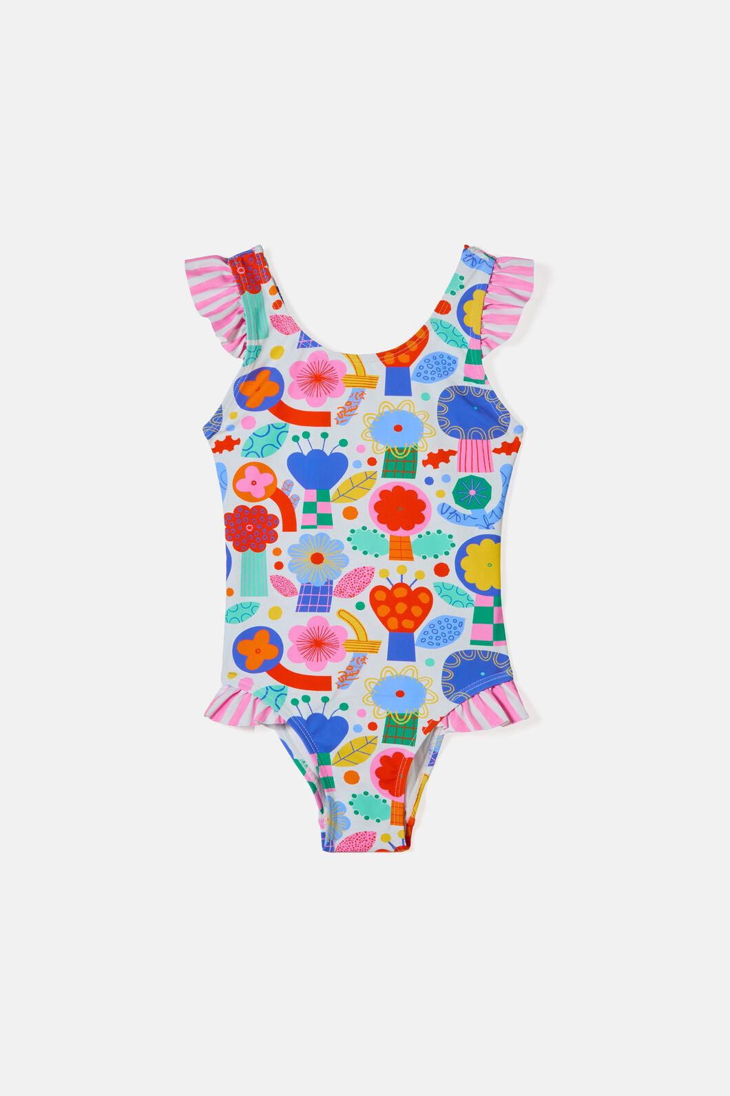 Gorman - Bloom Boom Kids Swim Suit - white