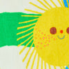 Sunny Patchwork Kids Poncho