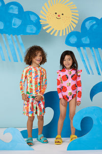Gorman - Beach Buggies Kids Board Short - multi