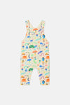 Gorman - Garden Pals Baby Overalls - cream