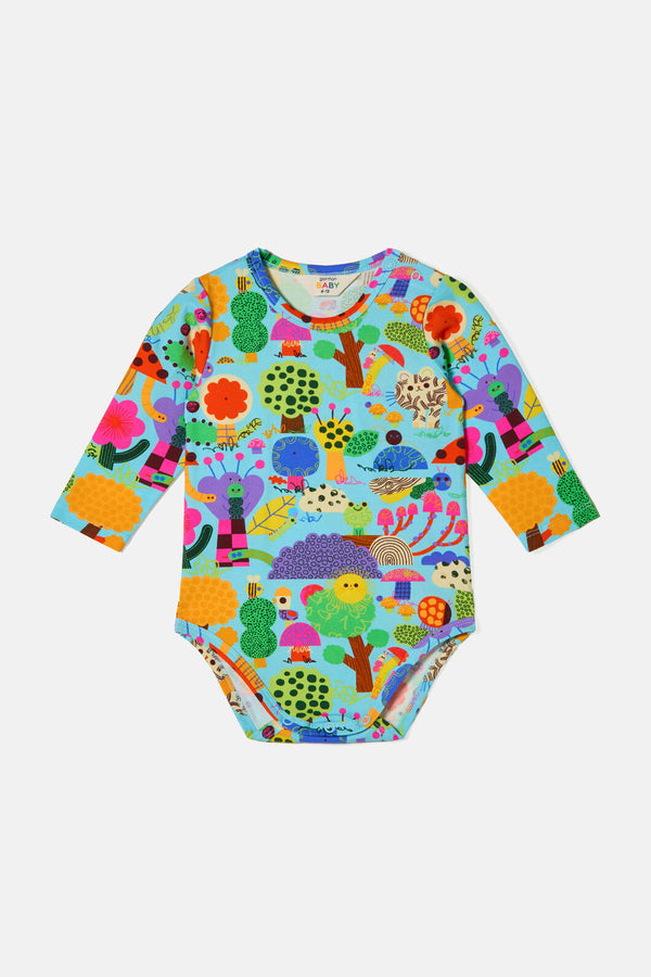 Gorman - Woodend Baby Bodysuit - blue