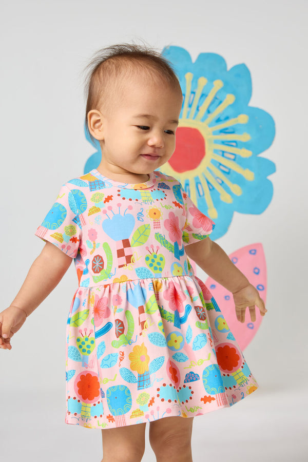Gorman - Flash Flora Baby Dress - pink