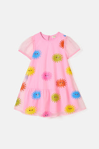 Gorman - Happy Suns Kids Sequin Dress - pink