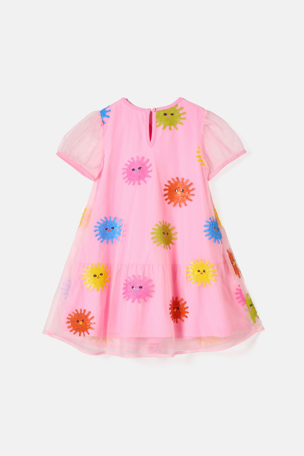 Gorman - Happy Suns Kids Sequin Dress - pink