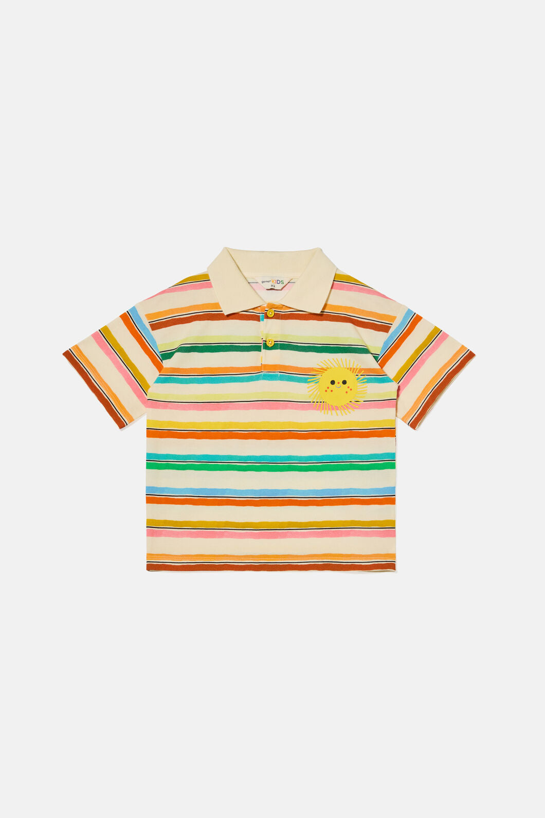 Gorman - Sunshine Stripe Kids Polo Top - multi