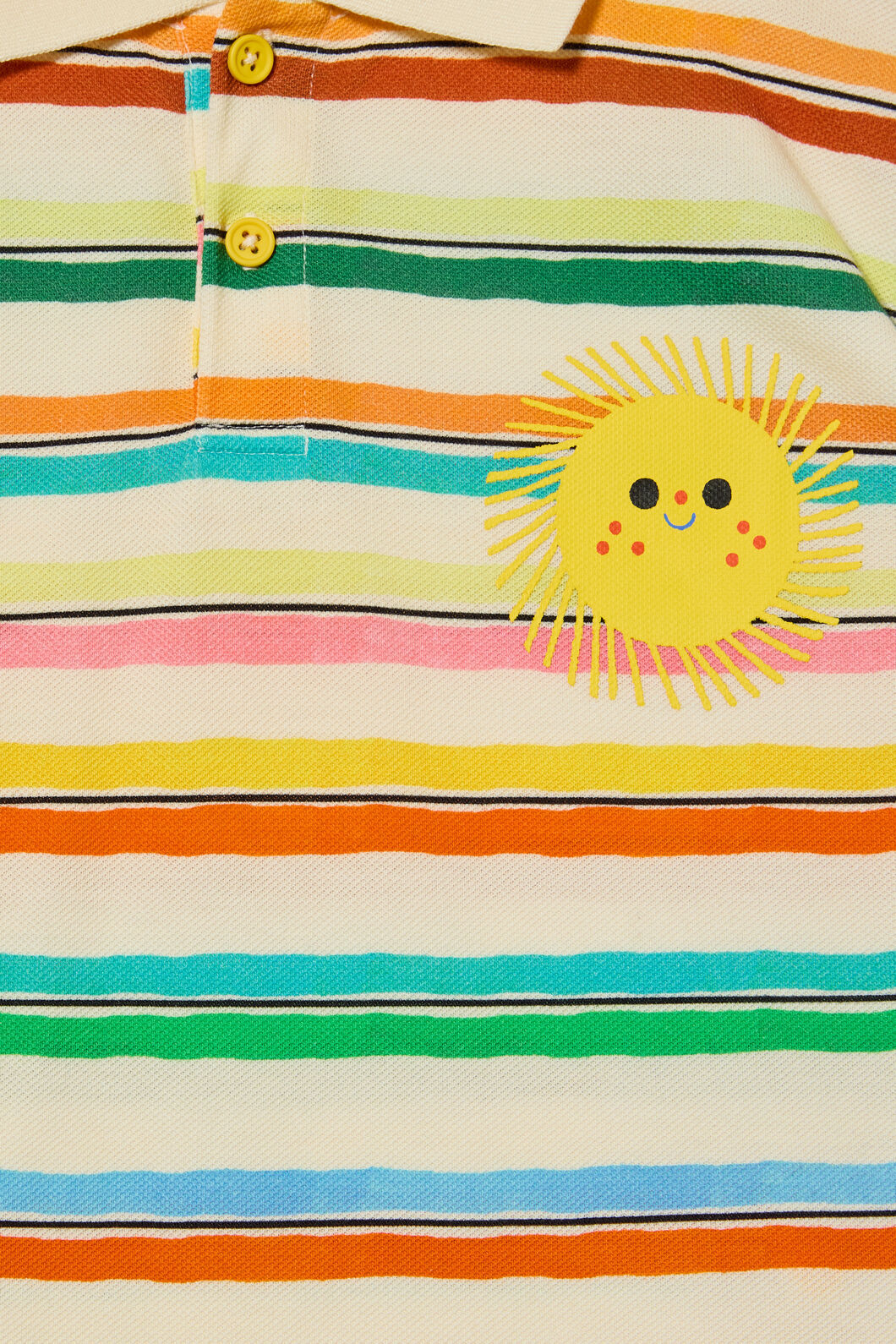 Gorman - Sunshine Stripe Kids Polo Top - multi