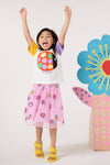 Gorman - Lady And The Bee Kids Sequins Skirt - pink