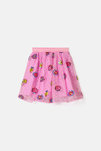 Gorman - Lady And The Bee Kids Sequins Skirt - pink