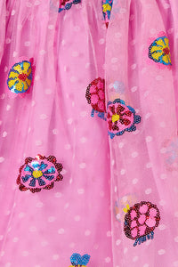 Gorman - Lady And The Bee Kids Sequins Skirt - pink