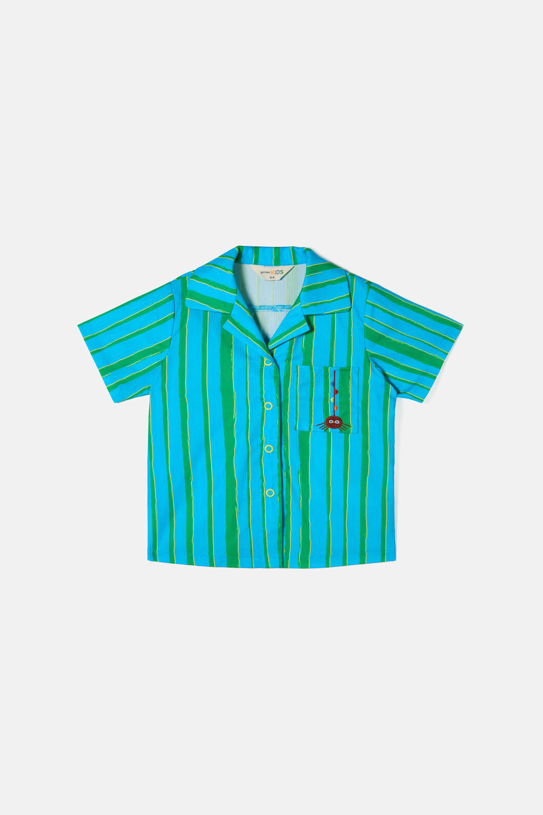Gorman - Stripe Guys Kids Shirt - blue