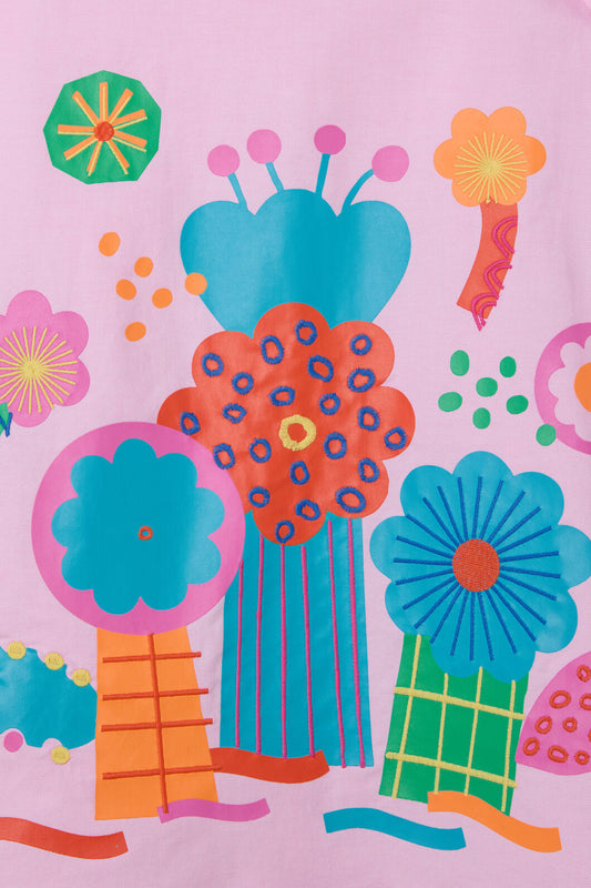Gorman - Festive Bloom Kids Dress - pink