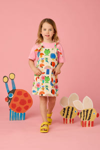 Gorman - Zany Zoo Kids Pinafore Dress - cream