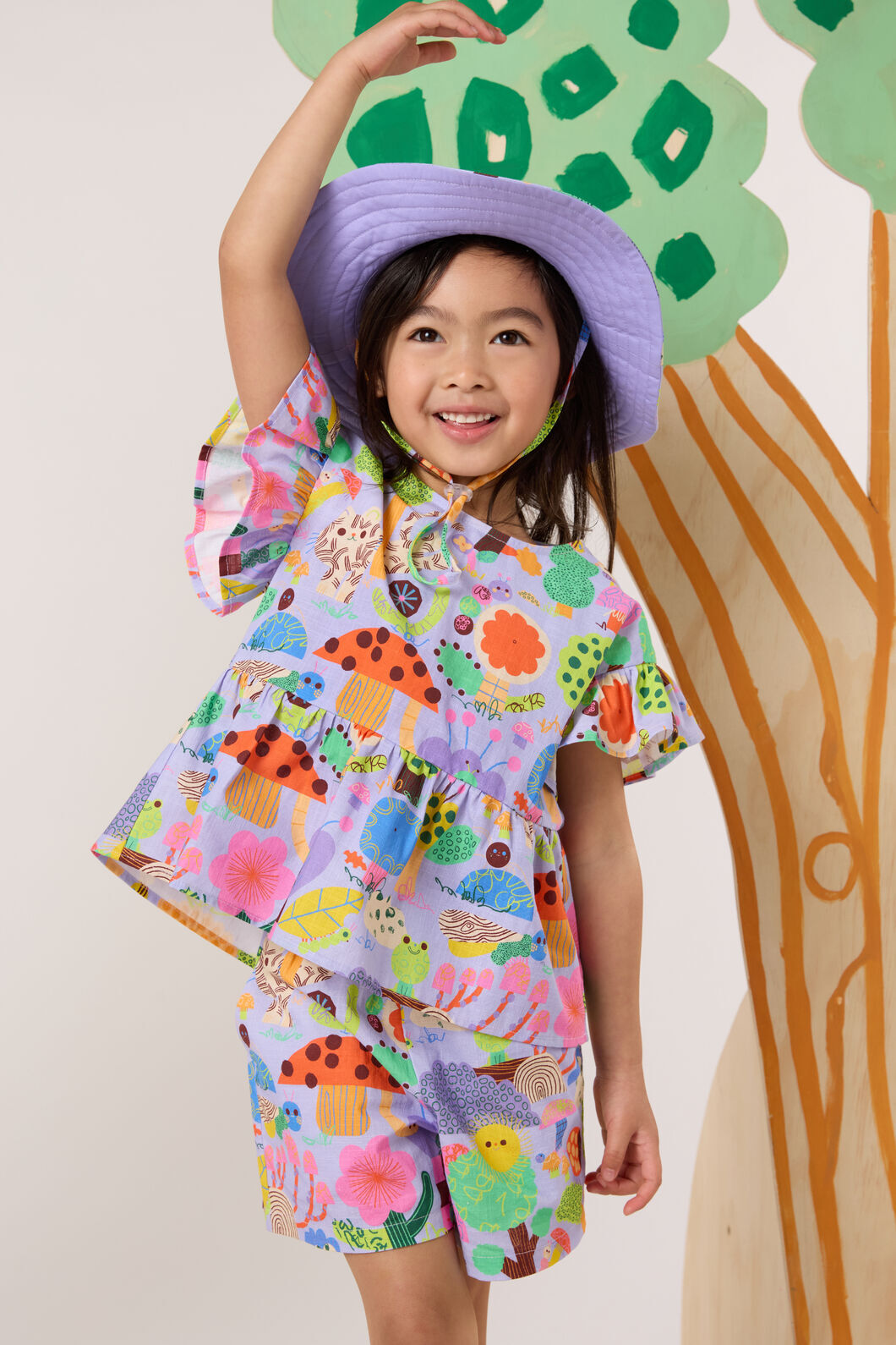 Gorman - Woodend Kids Top - lilac