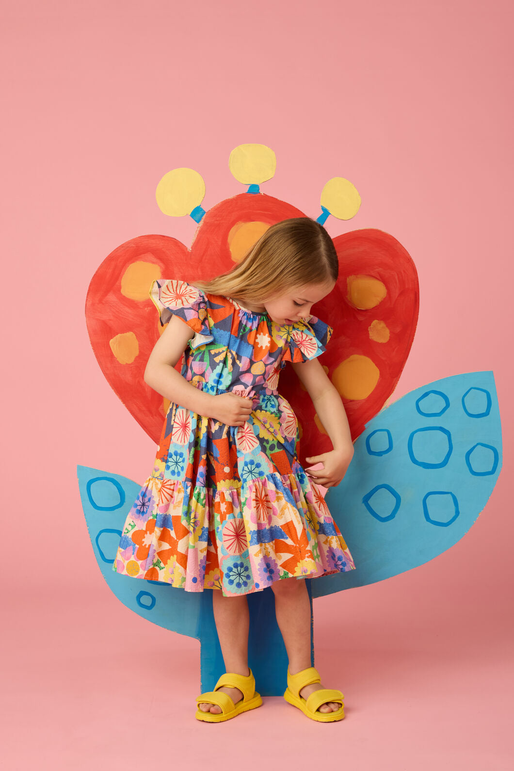 Gorman - Joy Floral Kids Dress - cream