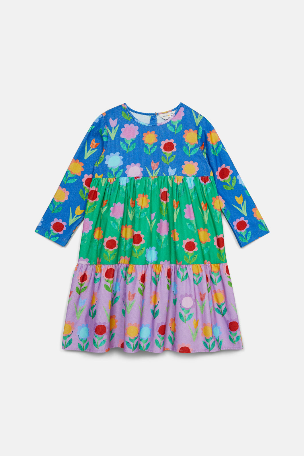 Floral Mix Kids Cord Dress