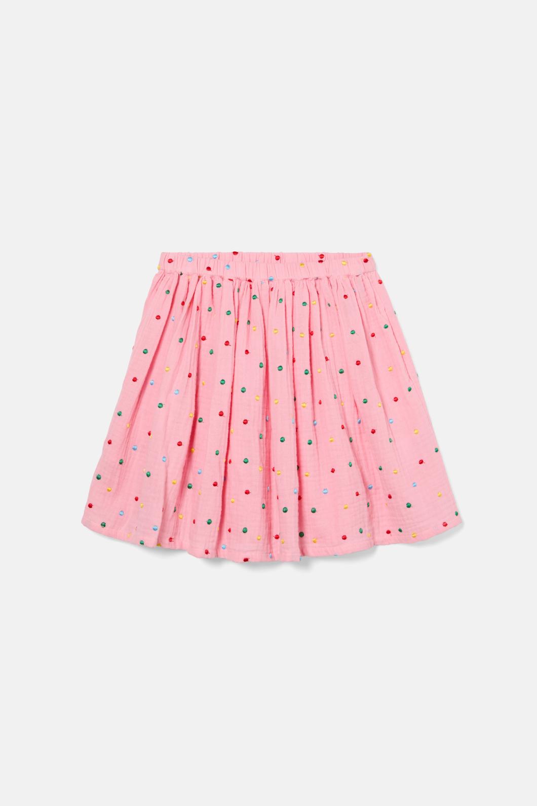 Gorman - Emb Spot Kids Skirt - pink