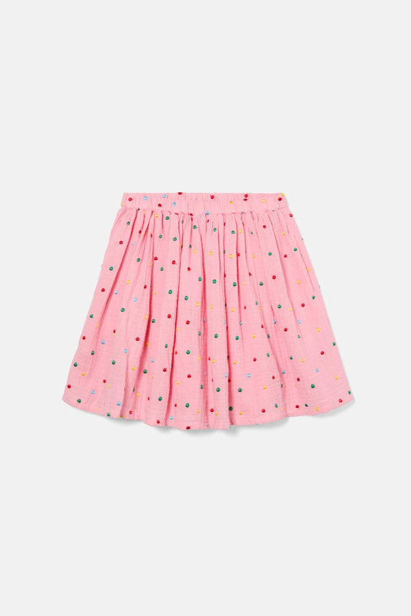 Gorman - Emb Spot Kids Skirt - pink