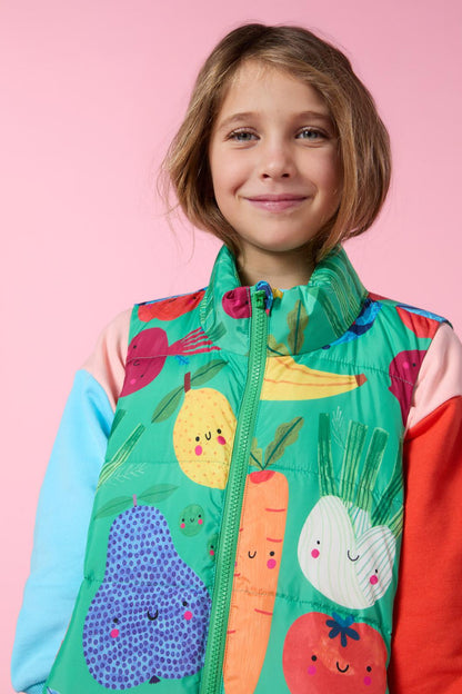 Gorman - Veggies Kids Puffer Vest - multi