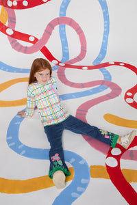 Gorman - Wavy Check Kids Pkt Top - multi
