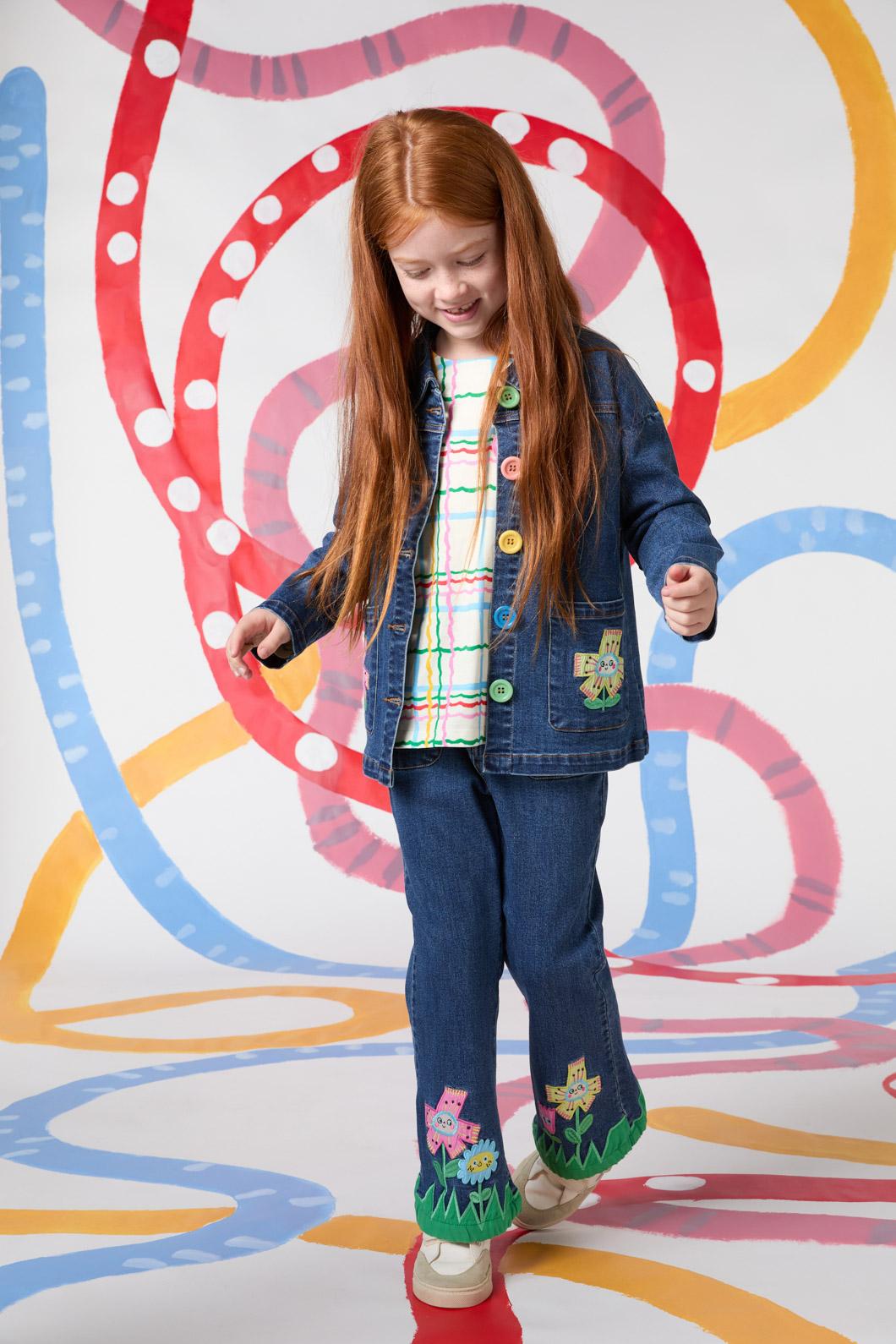 Gorman - Happy Floral Kids Jeans - denim