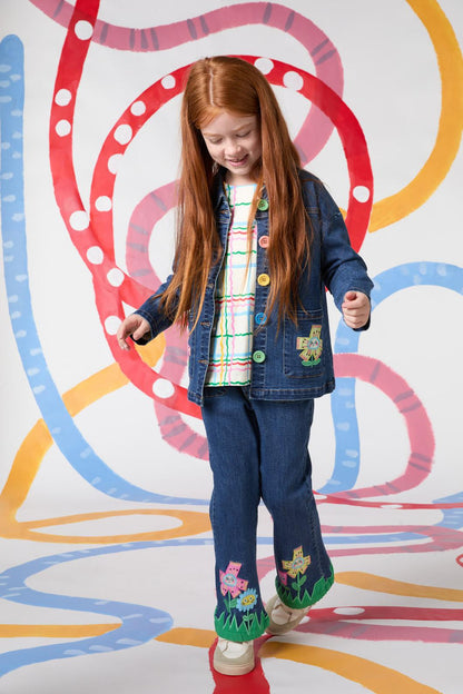 Gorman - Happy Floral Kids Jeans - denim