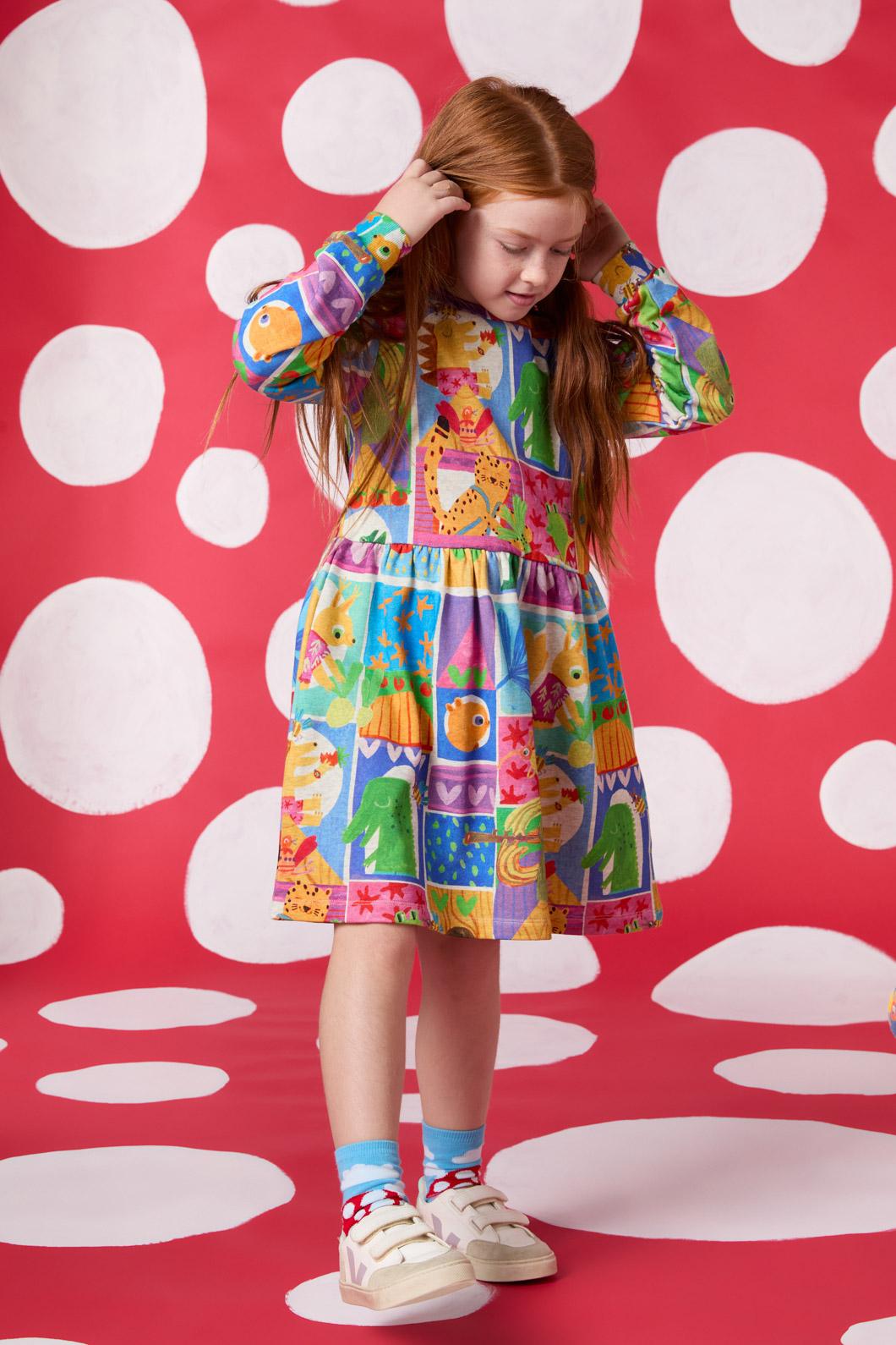 Gorman - Looking Out Kids Dress - multi