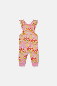 Gorman - Toadstool Baby Overalls - pink