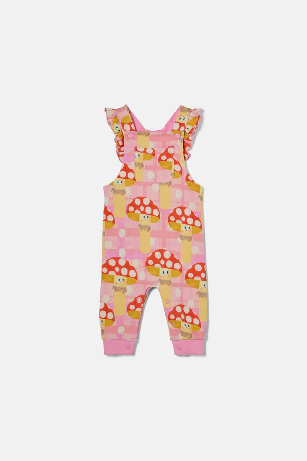 Gorman - Toadstool Baby Overalls - pink