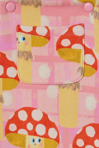 Gorman - Toadstool Baby Overalls - pink