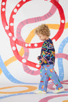 Gorman - Garden Kids Pants - blue