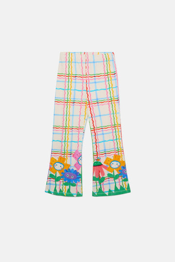 Wavy Check Kids Pkt Top
