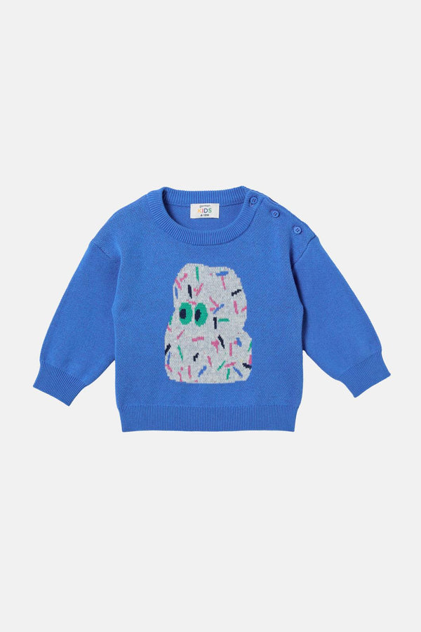 Gorman - Monster Guy Baby Knit - blue