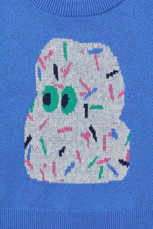 Gorman - Monster Guy Baby Knit - blue