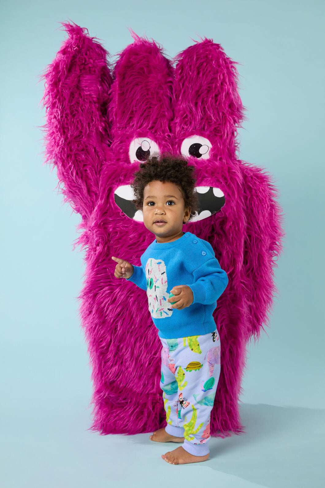 Gorman - Monster Guy Baby Knit - blue