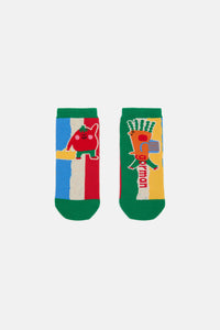 Gorman - Carnival stripe Kids Sock Pack - multi